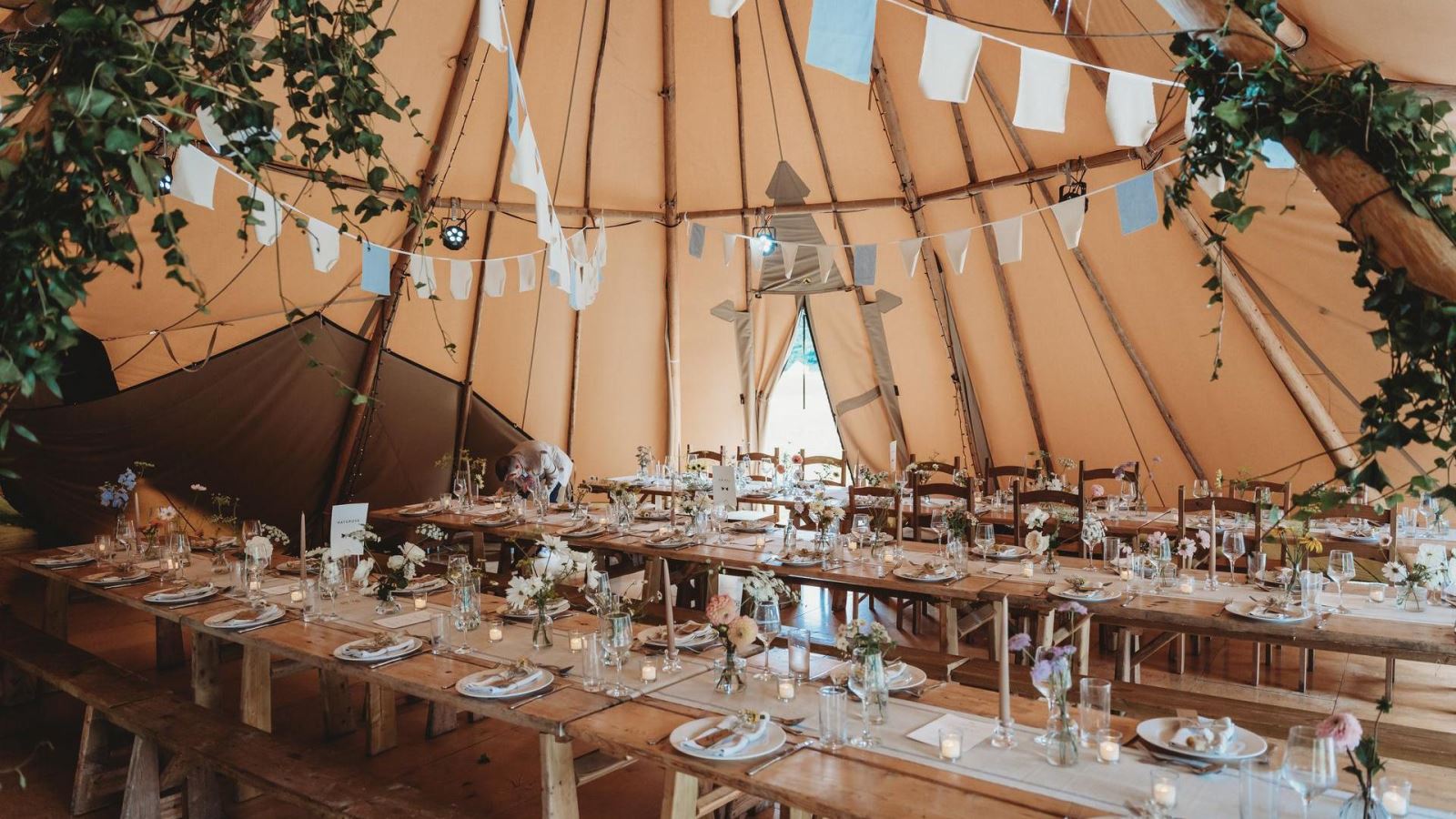 Chalkney Water Meadows Giant Tipi Wedding Venue in Essex